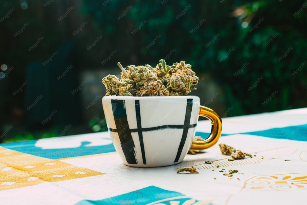 01 cannabis and coffee aroma